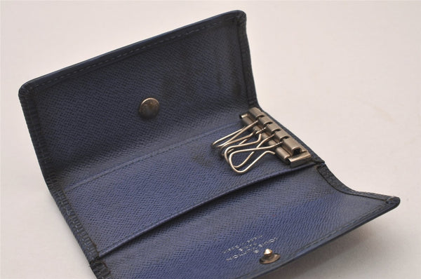 Authentic Louis Vuitton Epi Multicles 4 Key Case Blue M63825 LV 5768I