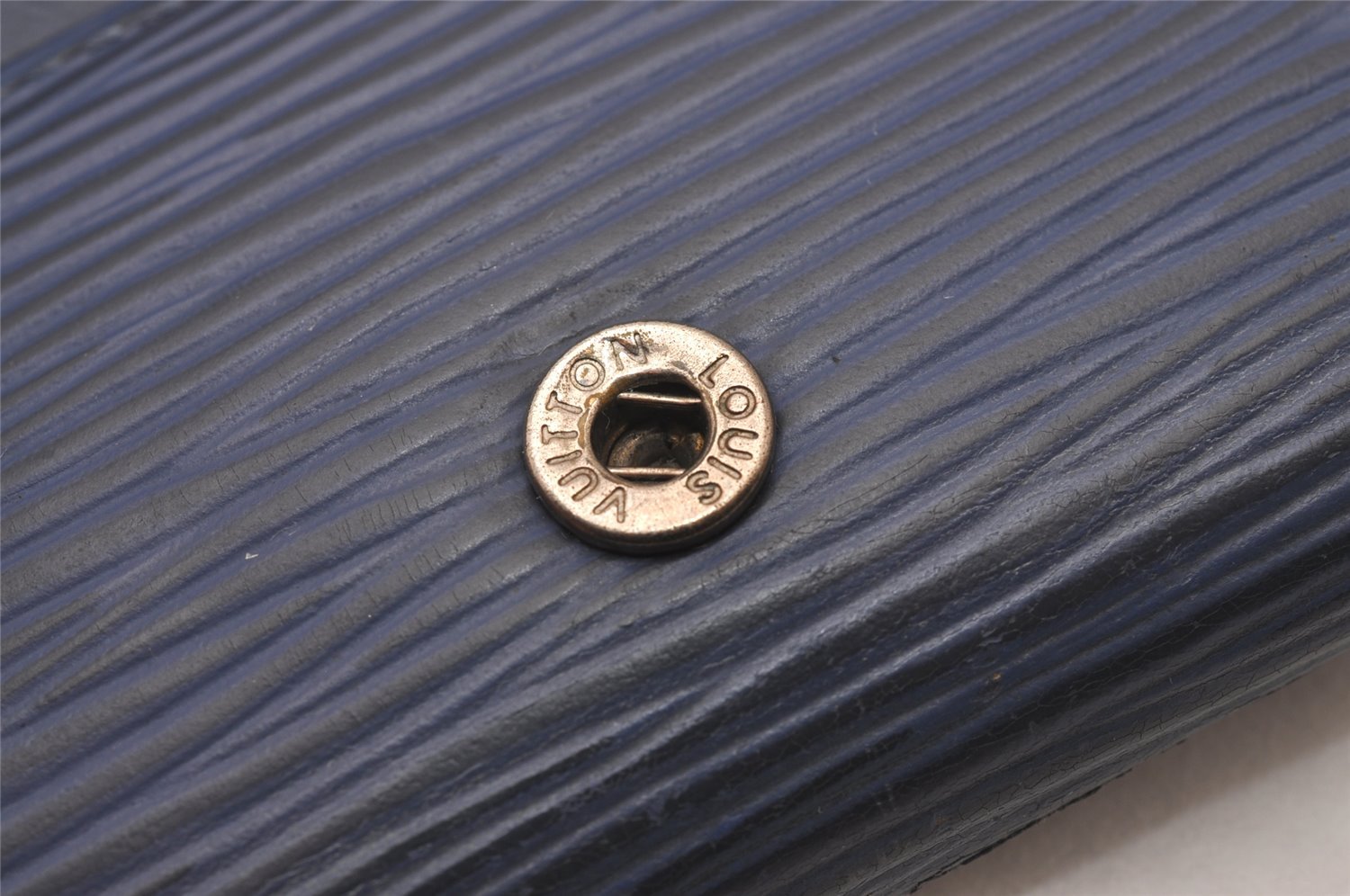 Authentic Louis Vuitton Epi Multicles 4 Key Case Blue M63825 LV 5768I