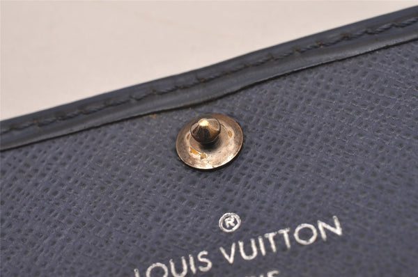 Authentic Louis Vuitton Epi Multicles 4 Key Case Blue M63825 LV 5768I