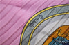 Authentic HERMES Pleats Scarf "Qu' importe le flacon" Silk Pink Box 5769C