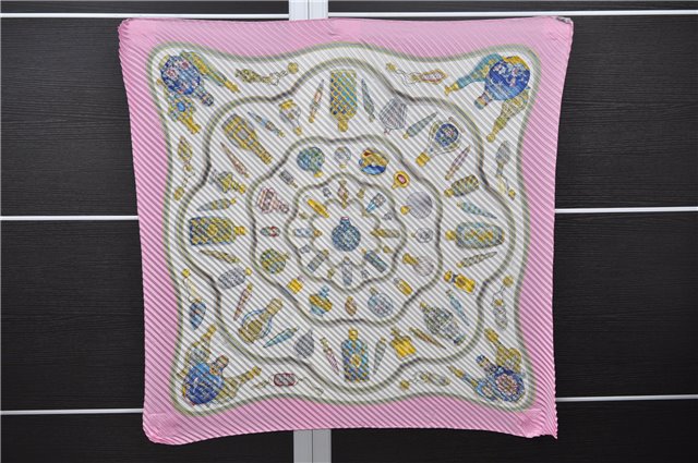 Authentic HERMES Pleats Scarf 