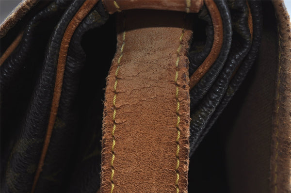 Authentic Louis Vuitton Monogram Saumur 35 Shoulder Cross Bag M42254 LV 5770I