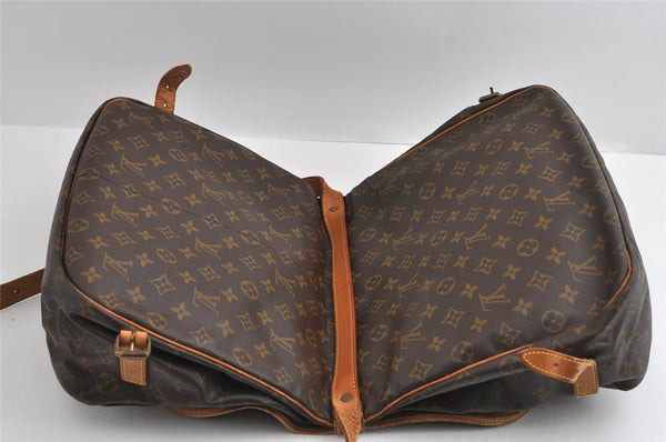 Authentic Louis Vuitton Monogram Saumur 35 Shoulder Cross Bag M42254 LV 5770I