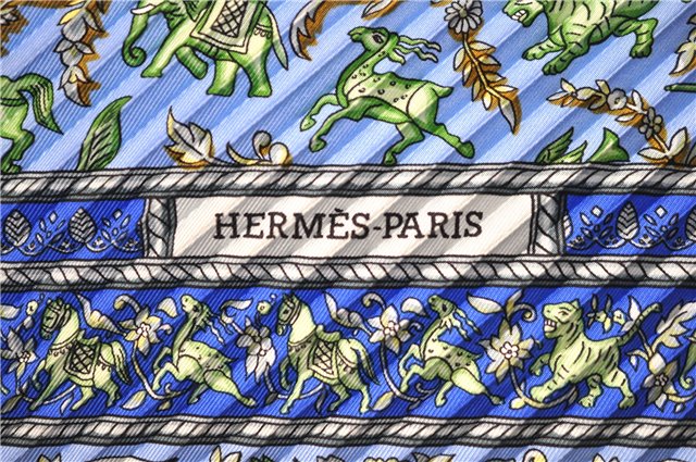 Authentic HERMES Pleats Scarf 