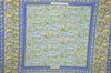 Authentic HERMES Pleats Scarf "CHASSE EN INDE" Silk Light Blue Box 5771C