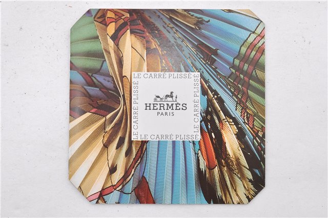 Authentic HERMES Pleats Scarf 