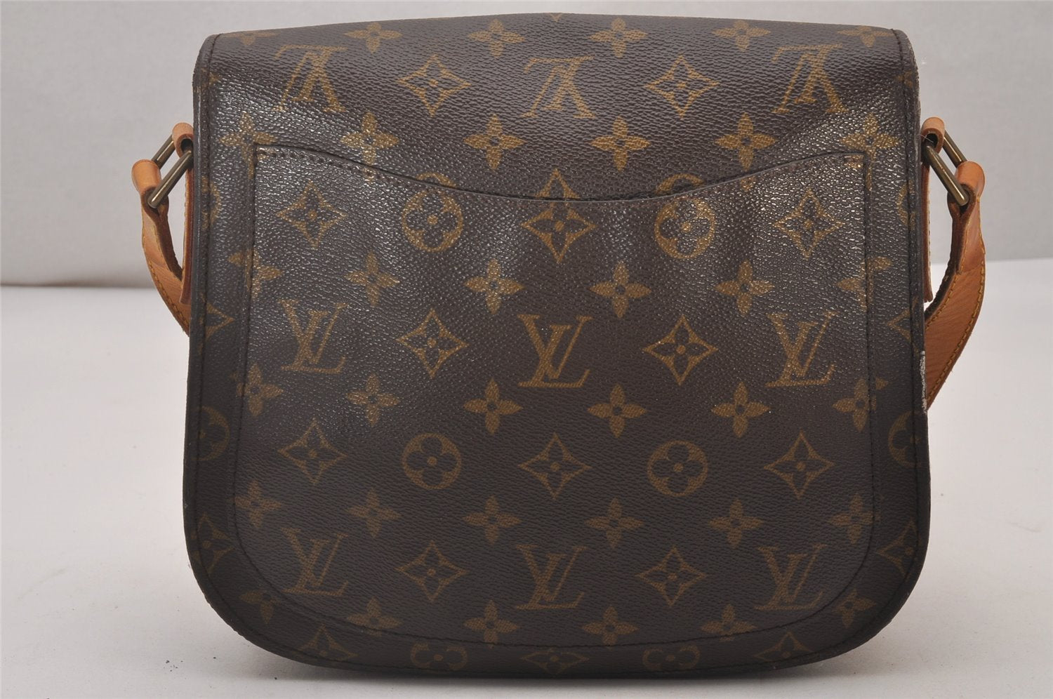 Authentic Louis Vuitton Monogram Saint Cloud GM M51242 Shoulder Cross Bag 5771I