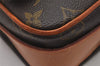Authentic Louis Vuitton Monogram Cartouchiere MM M51253 Shoulder Cross Bag 5773I