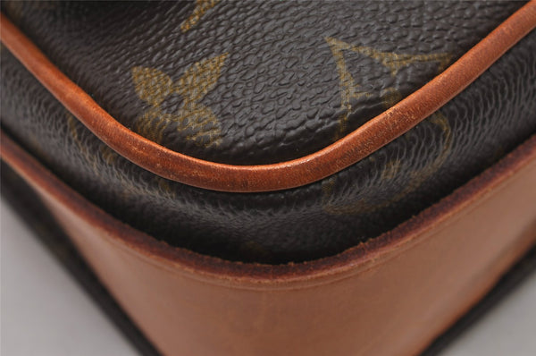 Authentic Louis Vuitton Monogram Cartouchiere MM M51253 Shoulder Cross Bag 5773I