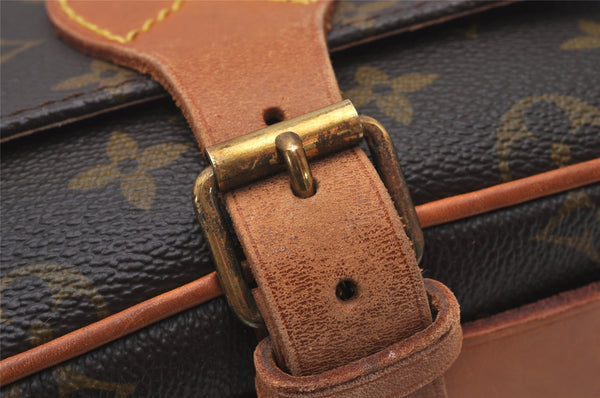 Authentic Louis Vuitton Monogram Cartouchiere MM M51253 Shoulder Cross Bag 5773I