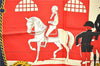 Authentic HERMES Carre 90 Scarf "MANEGE" Silk Red 5774D