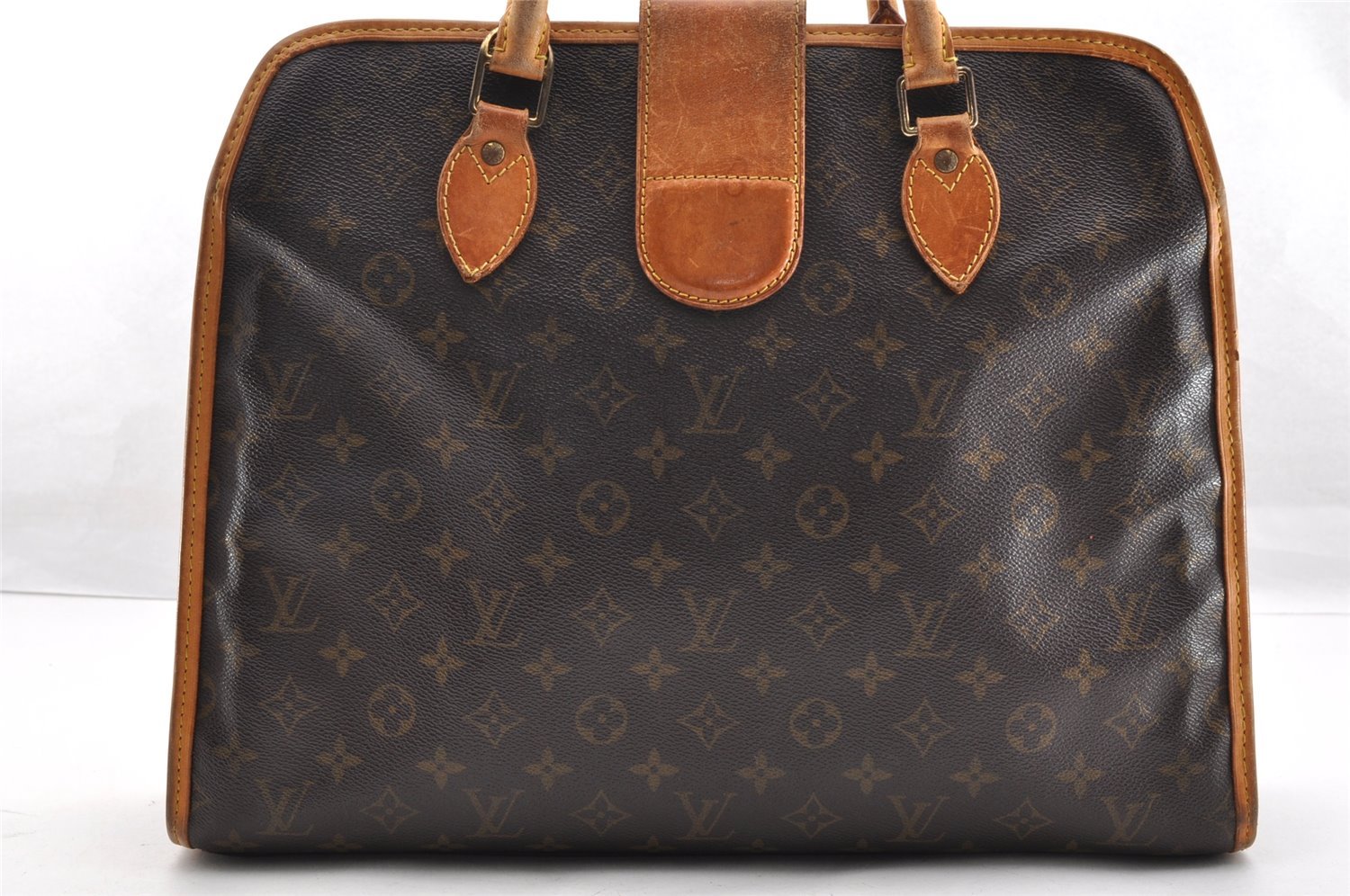 Authentic Louis Vuitton Monogram Rivoli Business bag Hand Bag M53380 LV 5774I