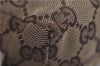 Authentic GUCCI Pouch Purse GG Canvas Leather 29596 Brown 5776D