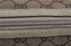 Authentic GUCCI Pouch Purse GG Canvas Leather 29596 Brown 5776D