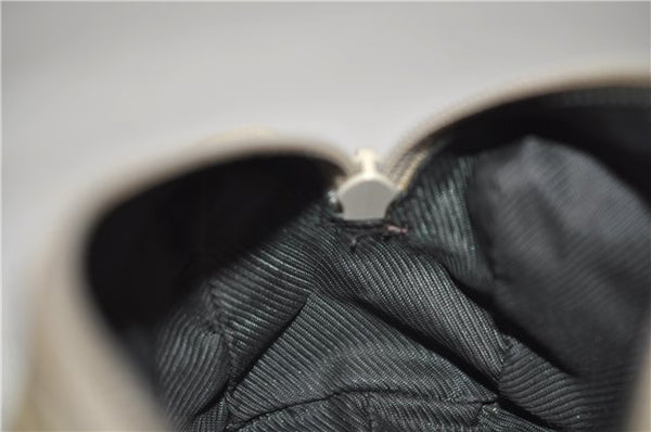 Authentic GUCCI Pouch Purse GG Canvas Leather 29596 Brown 5776D