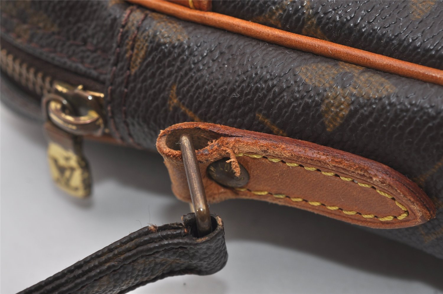 Authentic Louis Vuitton Monogram Danube Shoulder Cross Body Bag M45266 LV 5776I