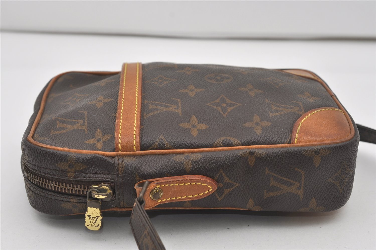 Authentic Louis Vuitton Monogram Danube Shoulder Cross Body Bag M45266 LV 5778I