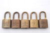 Authentic LOUIS VUITTON Padlock Gold 10Set LV 5779C