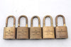 Authentic LOUIS VUITTON Padlock Gold 10Set LV 5779C