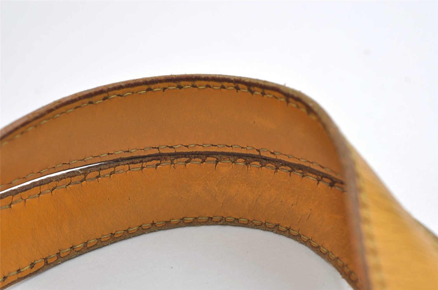 Authentic Louis Vuitton Epi Lussac Shoulder Tote Bag Yellow M52289 LV 5779I