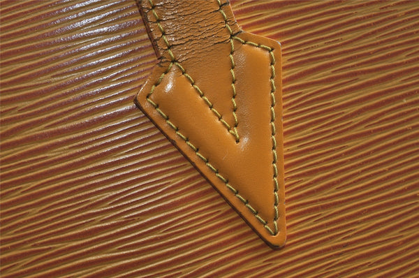 Authentic Louis Vuitton Epi Lussac Shoulder Tote Bag Yellow M52289 LV 5779I