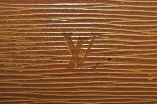 Authentic Louis Vuitton Epi Lussac Shoulder Tote Bag Yellow M52289 LV 5779I