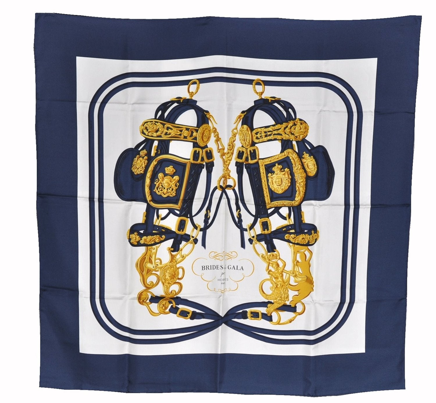 Authentic HERMES Carre 90 Scarf 