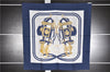 Authentic HERMES Carre 90 Scarf "BRIDES de GALA par" Silk Navy 5780F