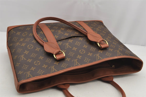 Auth Louis Vuitton Monogram Sac Weekend PM Vintage Tote Bag M42425 Junk 5781I