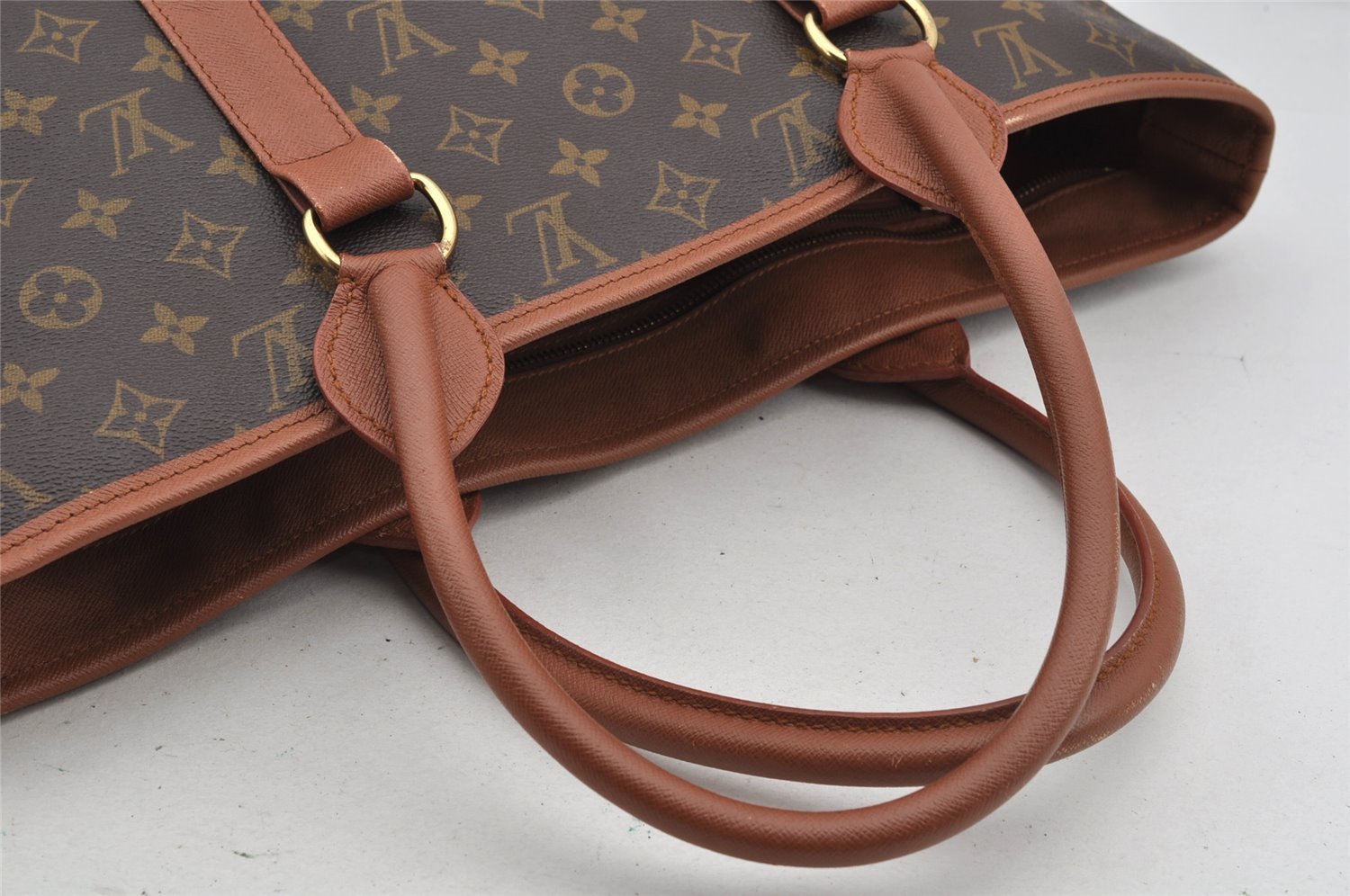 Auth Louis Vuitton Monogram Sac Weekend PM Vintage Tote Bag M42425 Junk 5781I