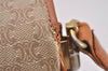 Authentic CELINE Macadam Blason Shoulder Cross Bag PVC Leather Beige 5782I