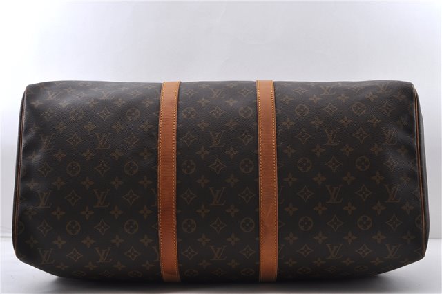 Authentic LOUIS VUITTON Monogram Keepall 55 Boston Bag M41424 LV 5783C