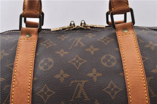 Authentic LOUIS VUITTON Monogram Keepall 55 Boston Bag M41424 LV 5783C