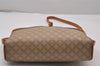 Authentic CELINE Macadam Blason Shoulder Cross Bag PVC Leather Beige Junk 5783I