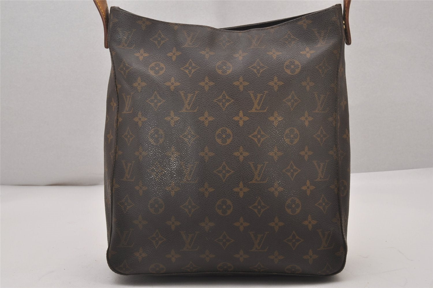 Authentic Louis Vuitton Monogram Looping GM Shoulder Bag M51145 LV 5784I