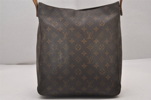 Authentic Louis Vuitton Monogram Looping GM Shoulder Bag M51145 LV 5784I