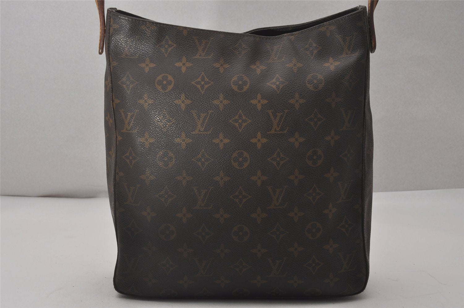 Authentic Louis Vuitton Monogram Looping GM Shoulder Bag M51145 LV 5784I