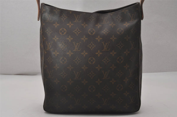 Authentic Louis Vuitton Monogram Looping GM Shoulder Bag M51145 LV 5784I