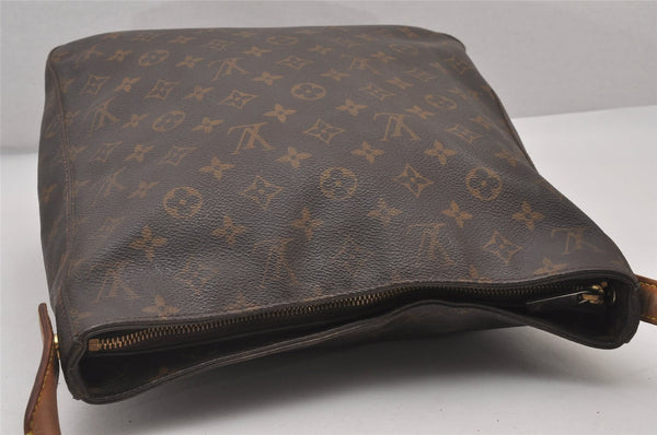 Authentic Louis Vuitton Monogram Looping GM Shoulder Bag M51145 LV 5784I