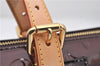 Auth Louis Vuitton Vernis Rose Wood Avenue Shoulder Bag Wine Red M93510 LV 5785E
