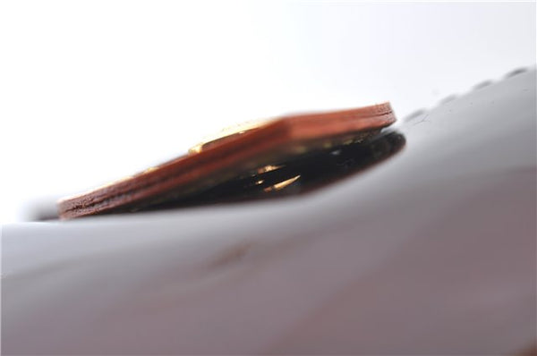 Auth Louis Vuitton Vernis Rose Wood Avenue Shoulder Bag Wine Red M93510 LV 5785E