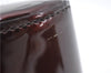 Auth Louis Vuitton Vernis Rose Wood Avenue Shoulder Bag Wine Red M93510 LV 5785E