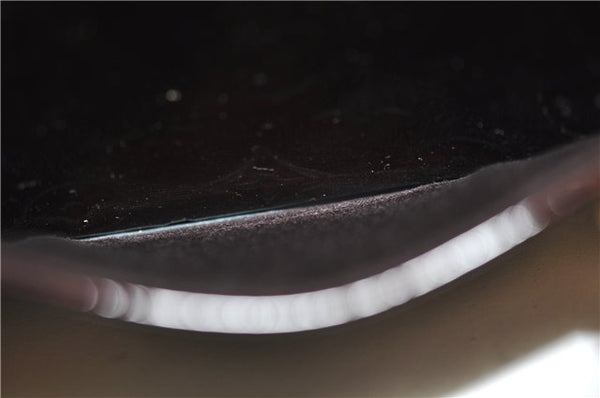 Auth Louis Vuitton Vernis Rose Wood Avenue Shoulder Bag Wine Red M93510 LV 5785E