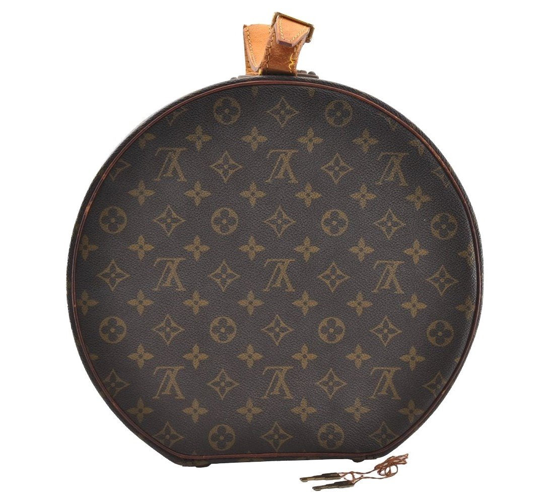 Authentic Louis Vuitton Monogram Boite Chapeaux 30 Hat Box M23626 LV 5786I