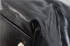 Authentic GUCCI Shoulder Tote Bag PVC Leather 257302 Black 5787C