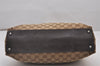 Authentic GUCCI Eclipse Shoulder Hand Bag GG Canvas Leather 120837 Brown 5787I
