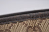 Authentic GUCCI Eclipse Shoulder Hand Bag GG Canvas Leather 120837 Brown 5787I