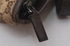 Authentic GUCCI Eclipse Shoulder Hand Bag GG Canvas Leather 120837 Brown 5787I