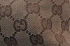 Authentic GUCCI Eclipse Shoulder Hand Bag GG Canvas Leather 120837 Brown 5787I