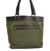 Auth Louis Vuitton Monogram Mini Lucille GM Hand Tote Bag M92681 Green LV 5788I